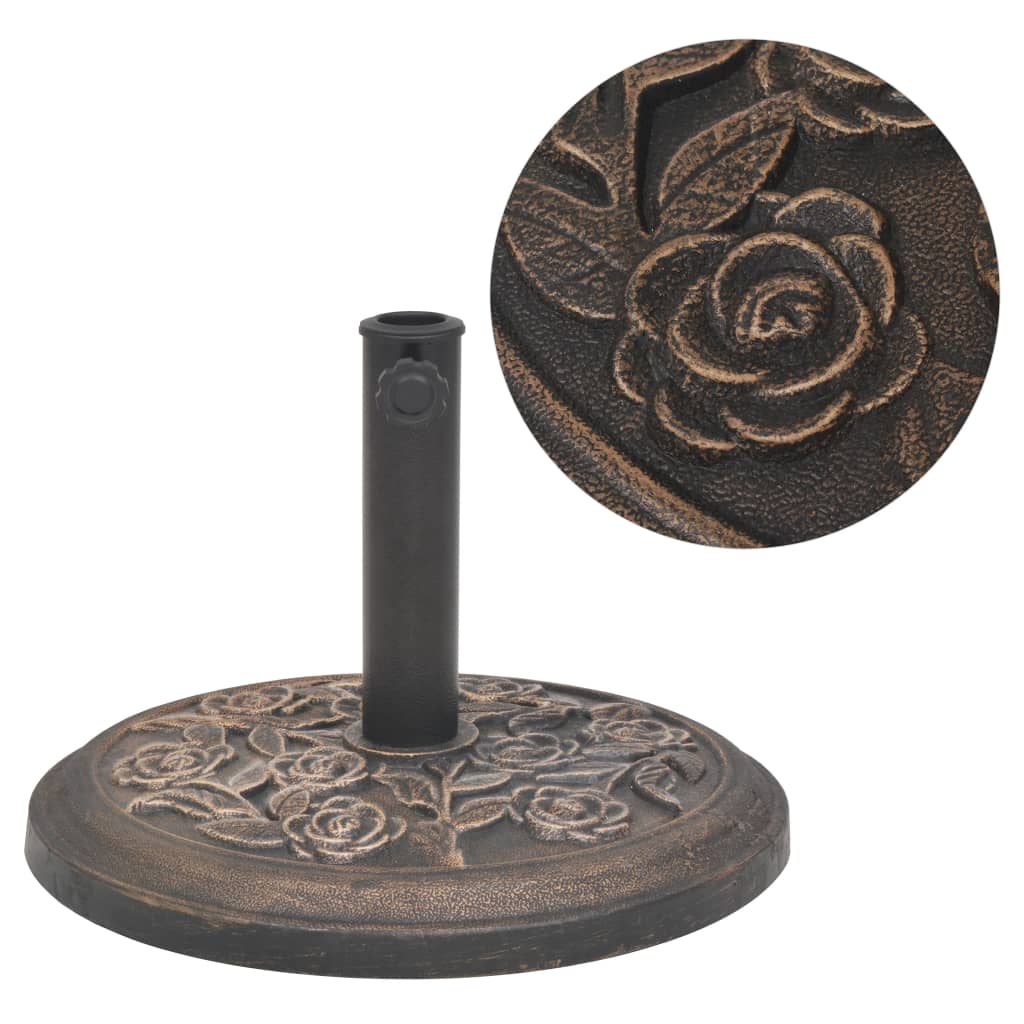 Sonnenschirmständer Harz Bronze 9 Kg