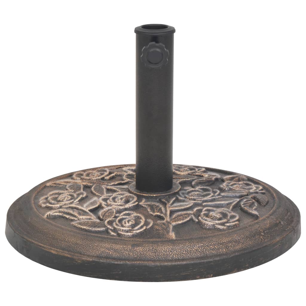 Sonnenschirmständer Harz Bronze 9 Kg