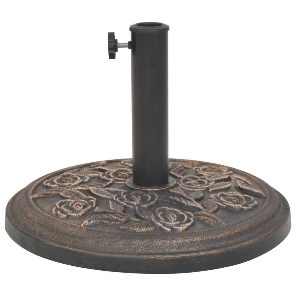 Sonnenschirmständer Harz Bronze 9 Kg