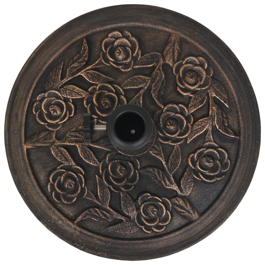Sonnenschirmständer Harz Bronze 9 Kg