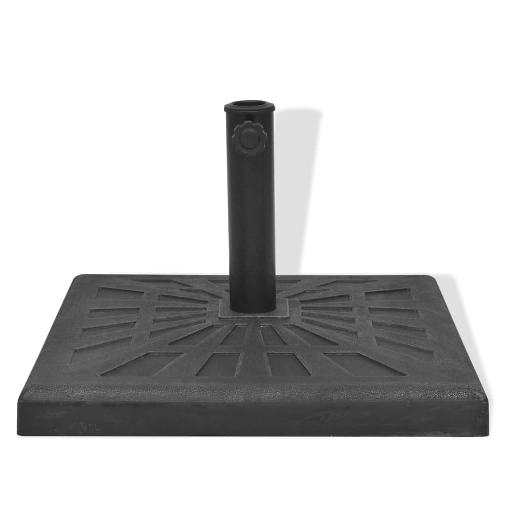 Sonnenschirmständer Quadratisch Schwarz