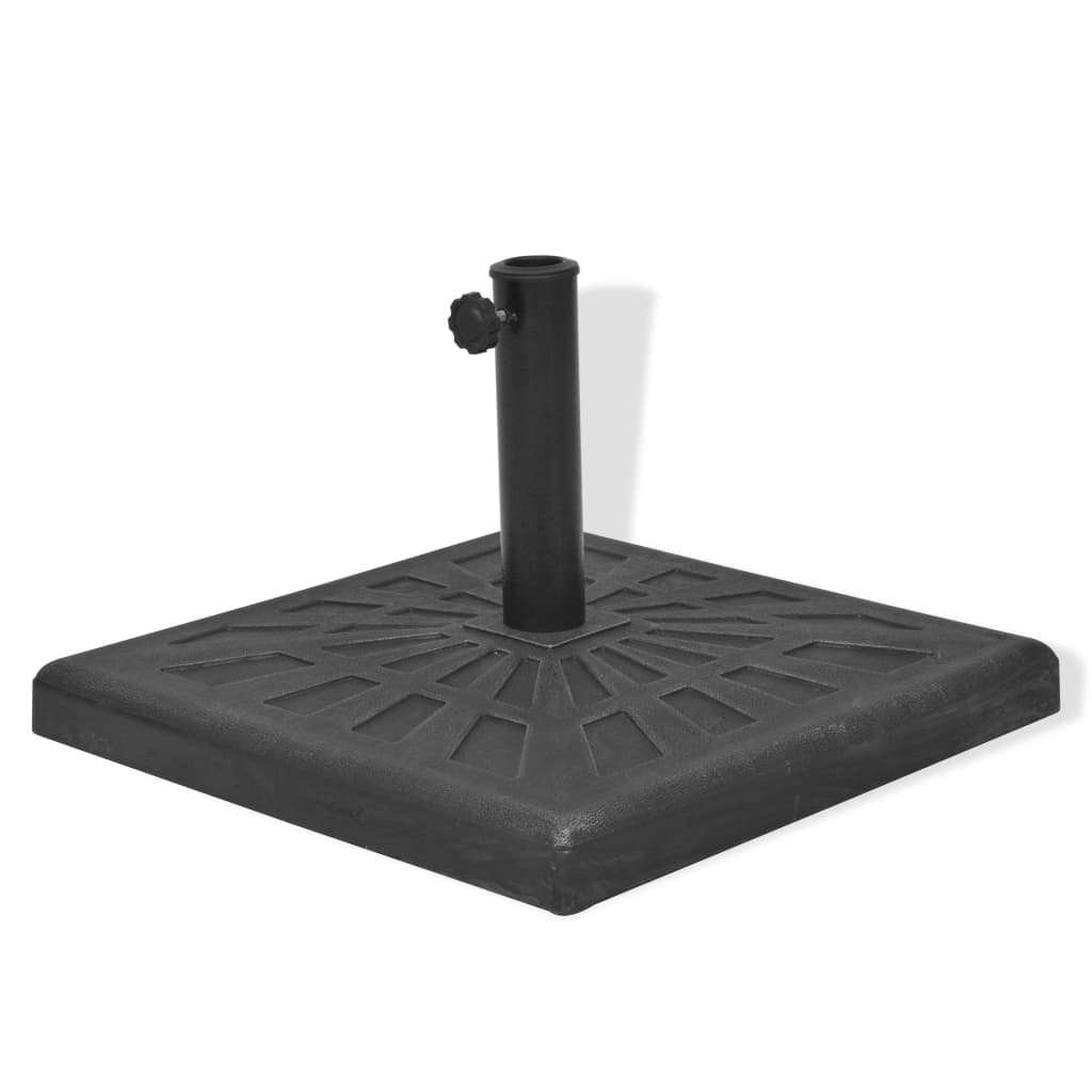 Sonnenschirmständer Quadratisch Schwarz