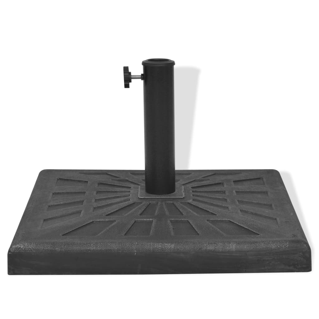 Sonnenschirmständer Quadratisch Schwarz