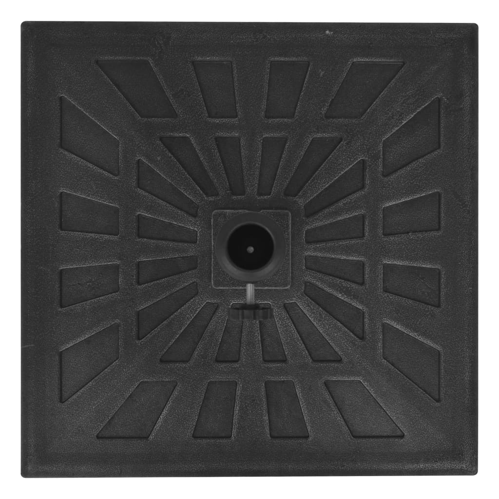 Sonnenschirmständer Quadratisch Schwarz
