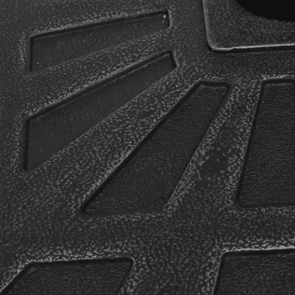 Sonnenschirmständer Quadratisch Schwarz