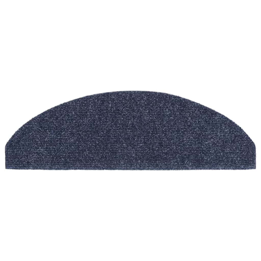 Stufenmatten Selbstklebend 15 Stk. Halbrund Groß Blau