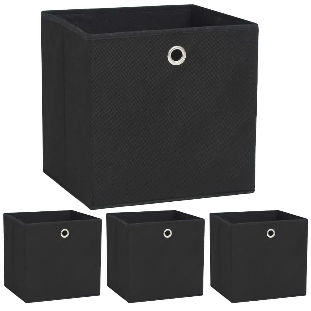Aufbewahrungsboxen 4 Stk. Vliesstoff 32X32X32 Cm