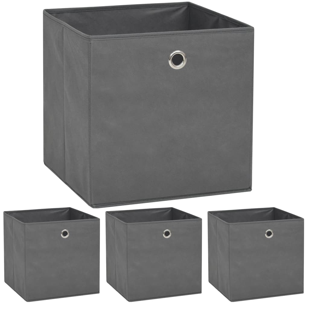 Aufbewahrungsboxen 4 Stk. Vliesstoff 32X32X32 Cm