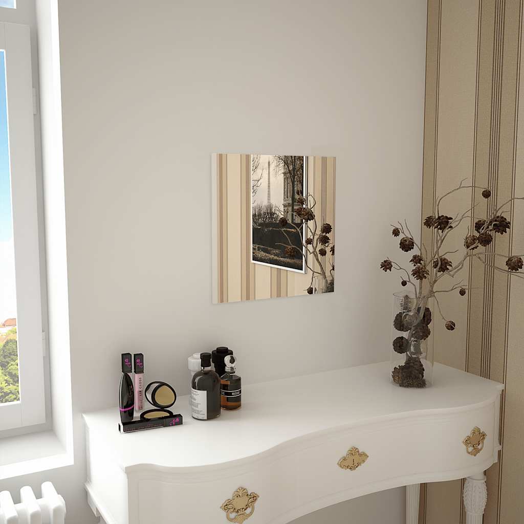 Wandspiegel 2 Stk. Quadratisch Glas