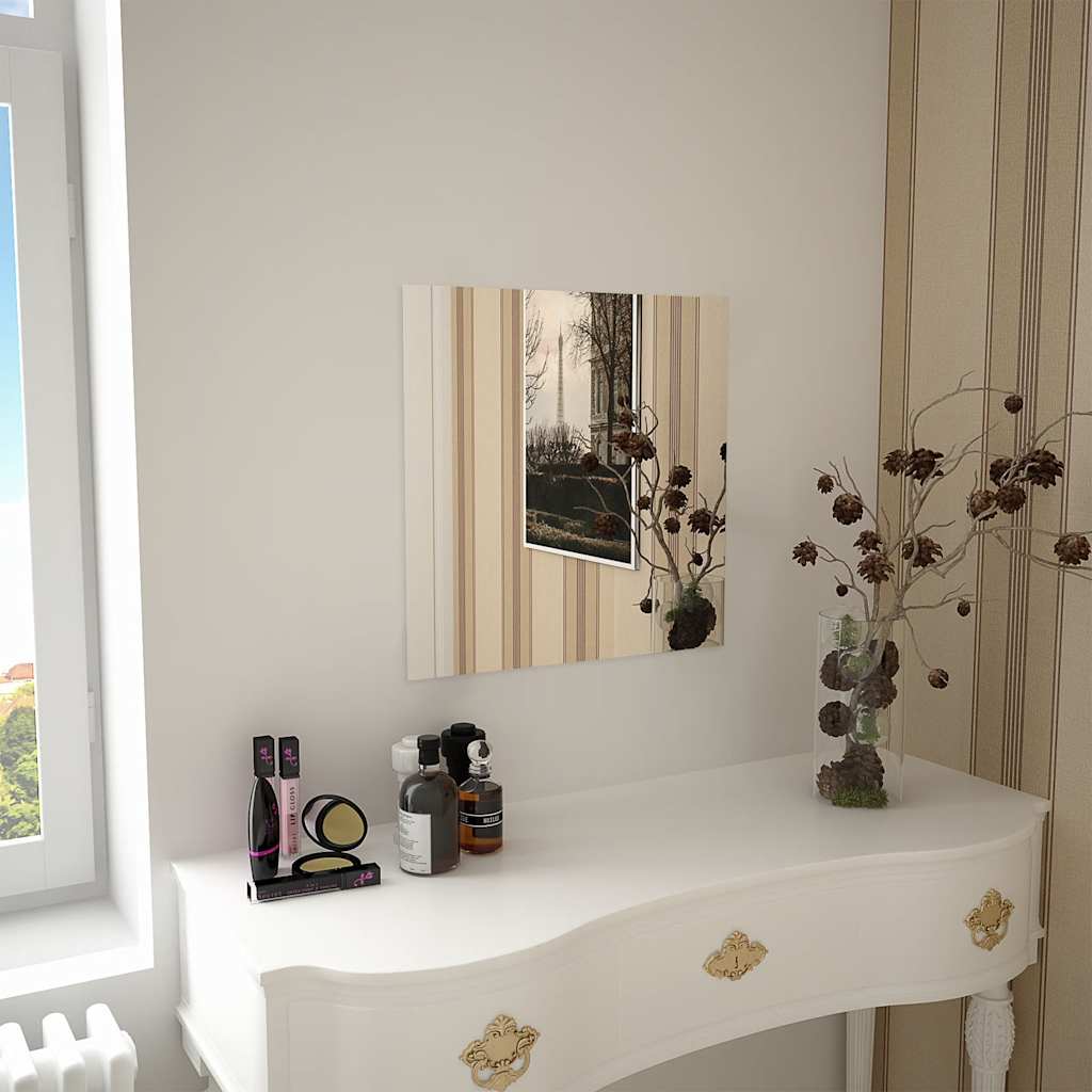 Wandspiegel 2 Stk. Quadratisch Glas