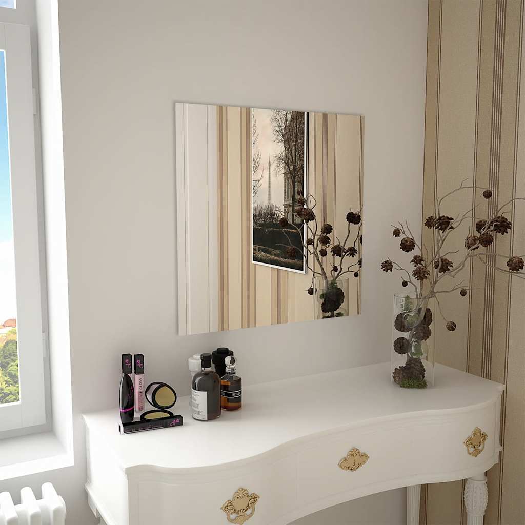 Wandspiegel 2 Stk. Quadratisch Glas