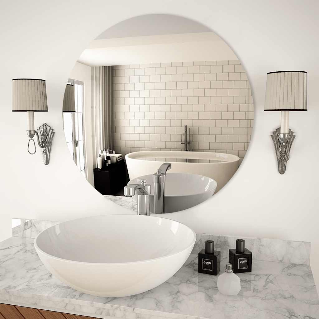 Wandspiegel 2 Stk. Quadratisch Glas
