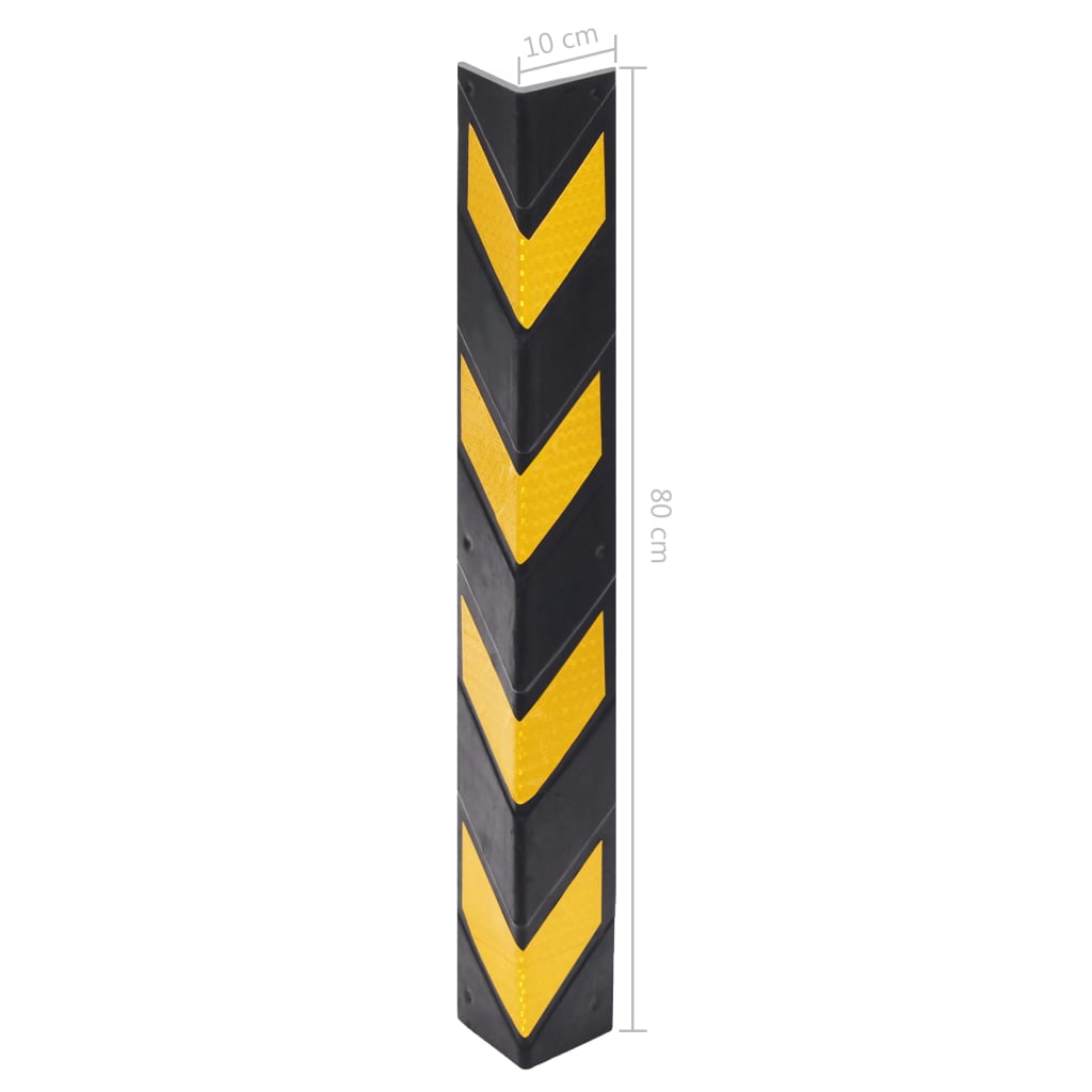 Reflektierende Eckschützer 10 Stück Gummi 80 Cm