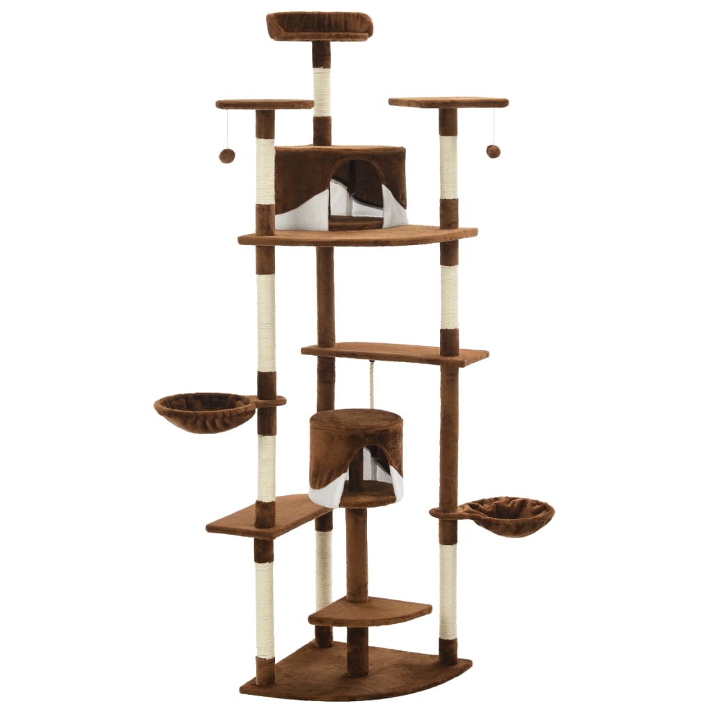 Katzen-Kratzbaum Mit Sisal-Kratzsäulen