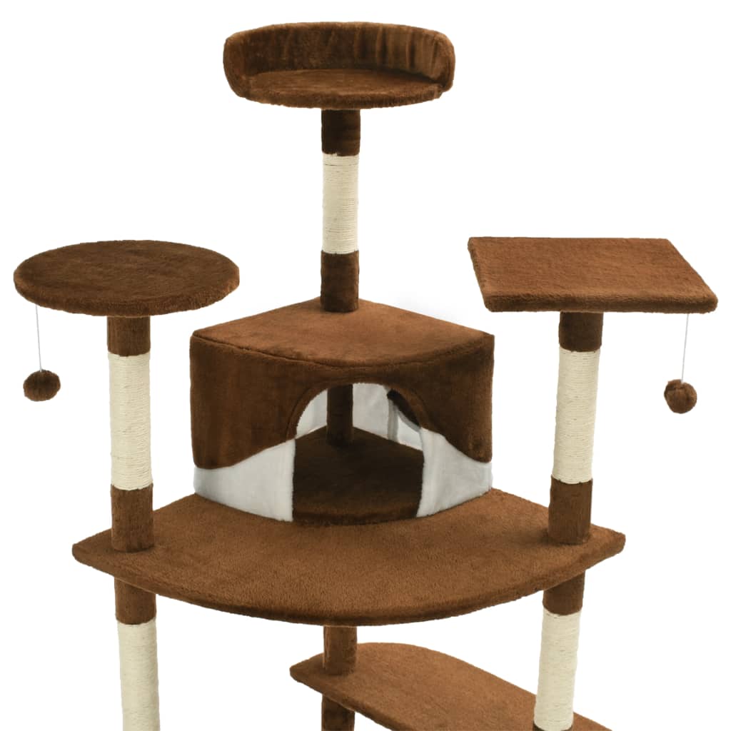 Katzen-Kratzbaum Mit Sisal-Kratzsäulen