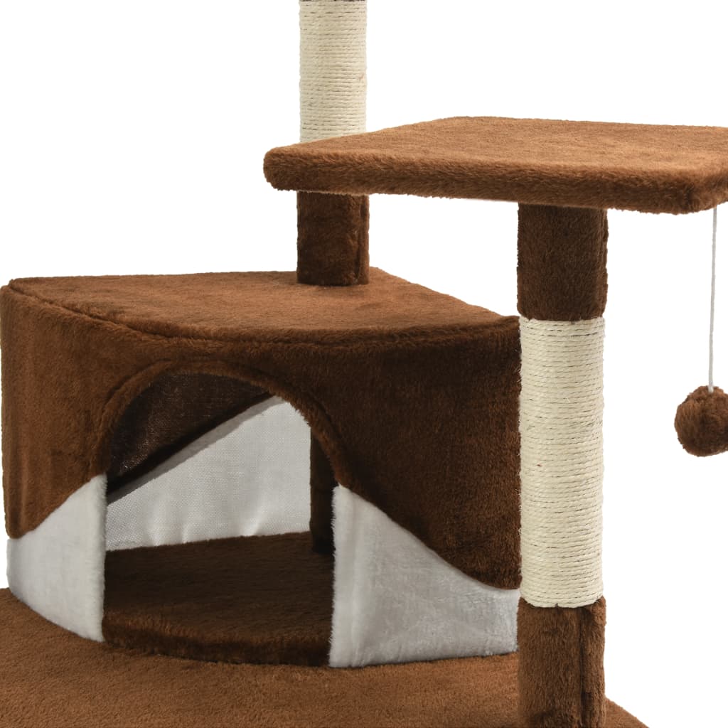 Katzen-Kratzbaum Mit Sisal-Kratzsäulen