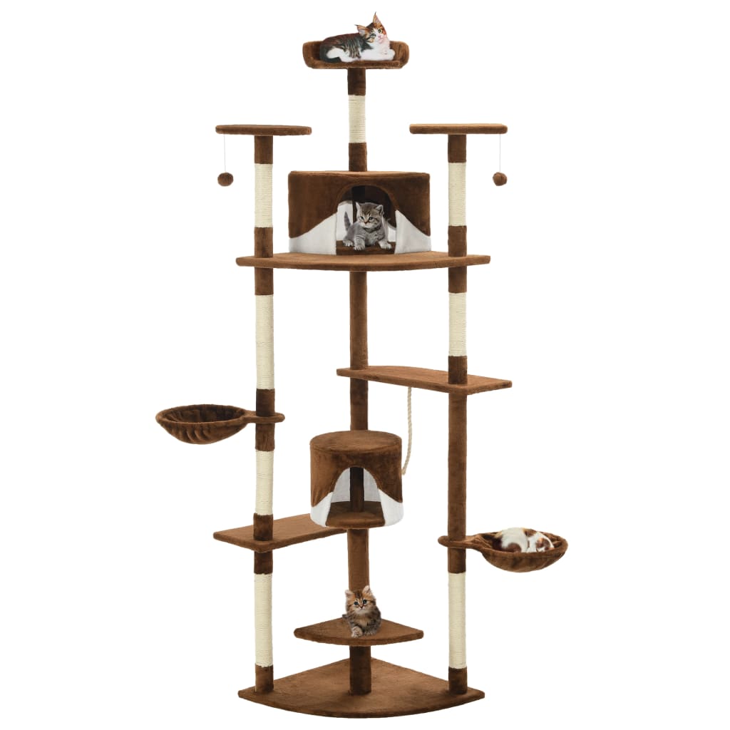 Katzen-Kratzbaum Mit Sisal-Kratzsäulen