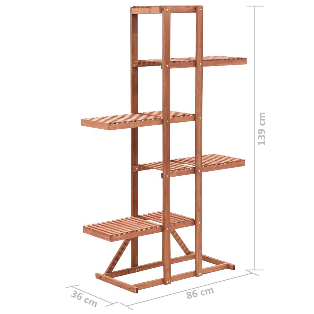 Pflanzenständer Zedernholz 86X36X139 Cm