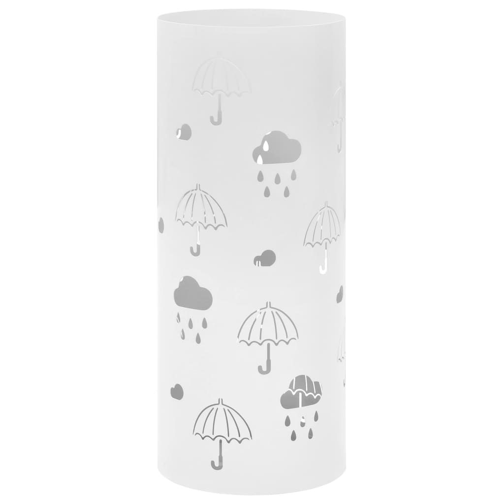 Regenschirmständer Text-Design Stahl