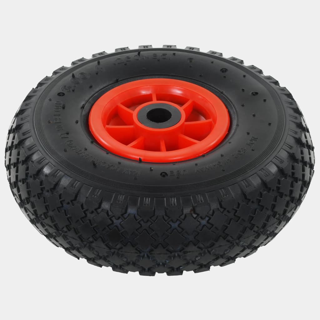 Sackkarrenräder 4 Stk. Gummi 3,00-4 (245X82)