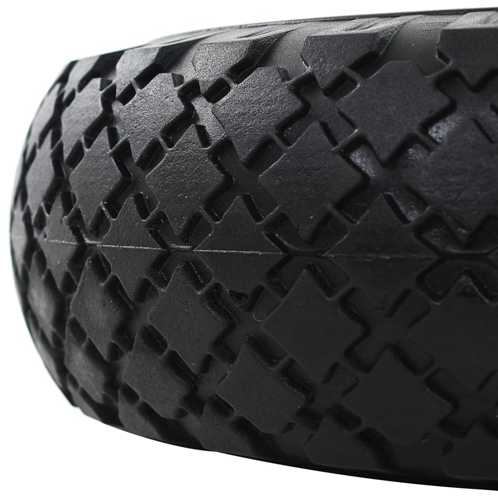 Sackkarrenräder 2 Stk. Massives Pu 3,00 - 4 (260 X 85)