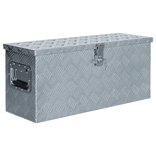 Aluminiumkiste 76,5×26,5×33 Cm N Silber
