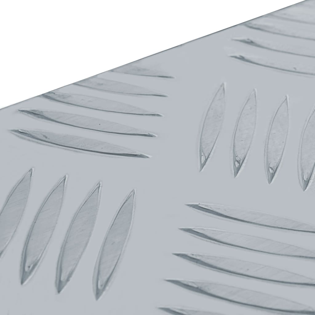 Aluminiumkiste 76,5×26,5×33 Cm N Silber