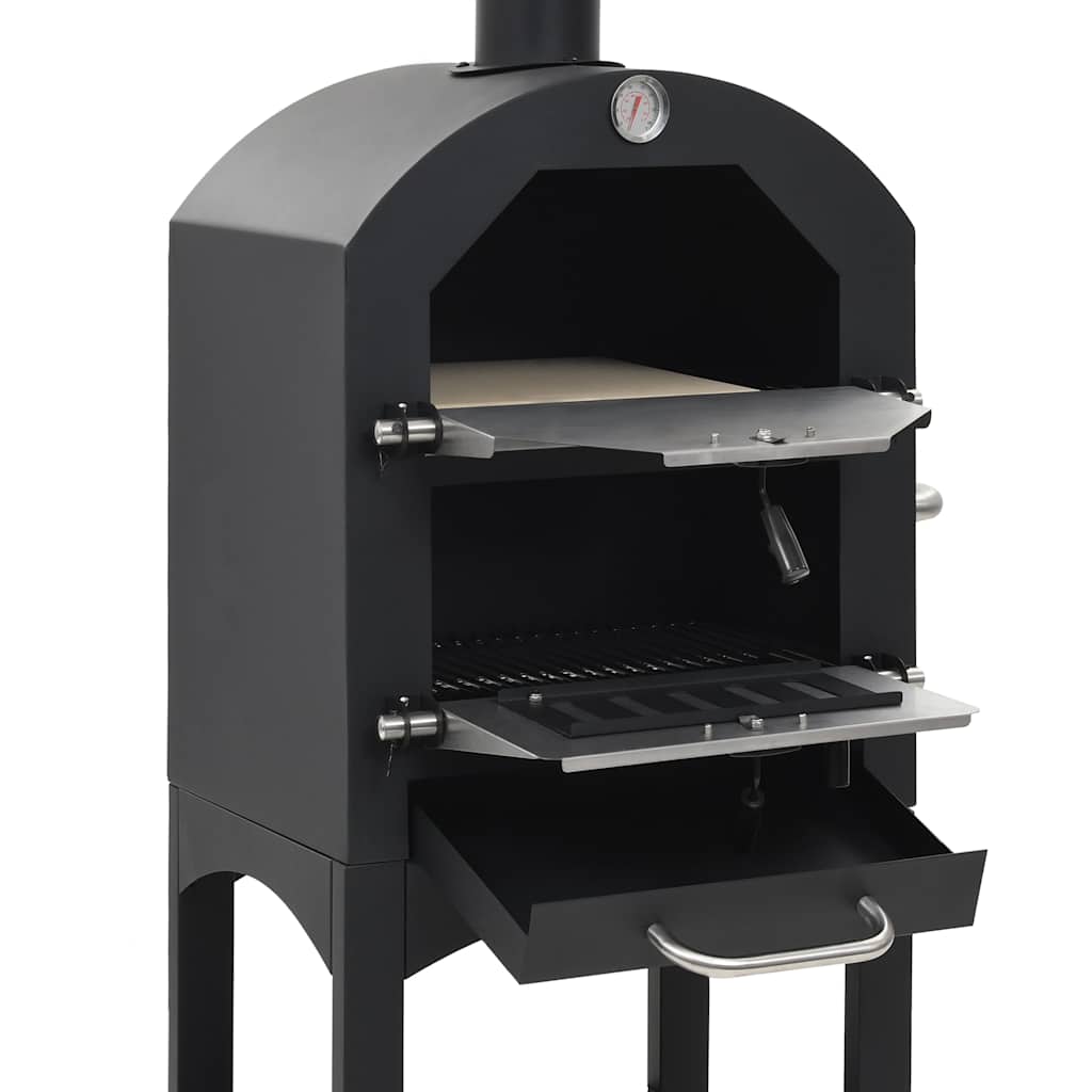 Garten-Holzkohle-Pizzaofen Mit Schamottstein