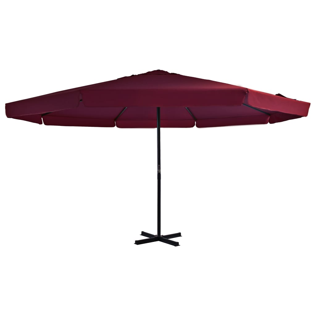 Sonnenschirm Aluminium-Mast -Rot