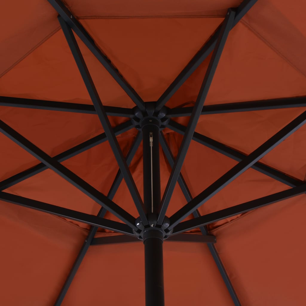 Sonnenschirm Aluminium-Mast -Rot