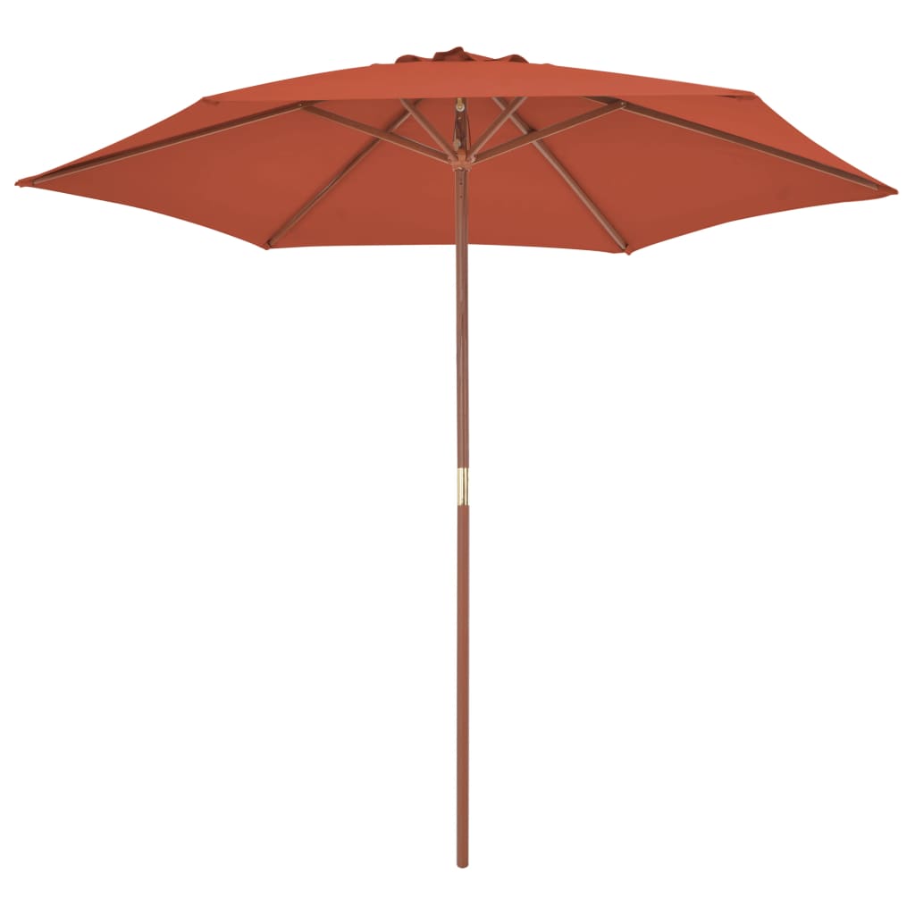 Sonnenschirm Mit Holz-Mast 270 Cm