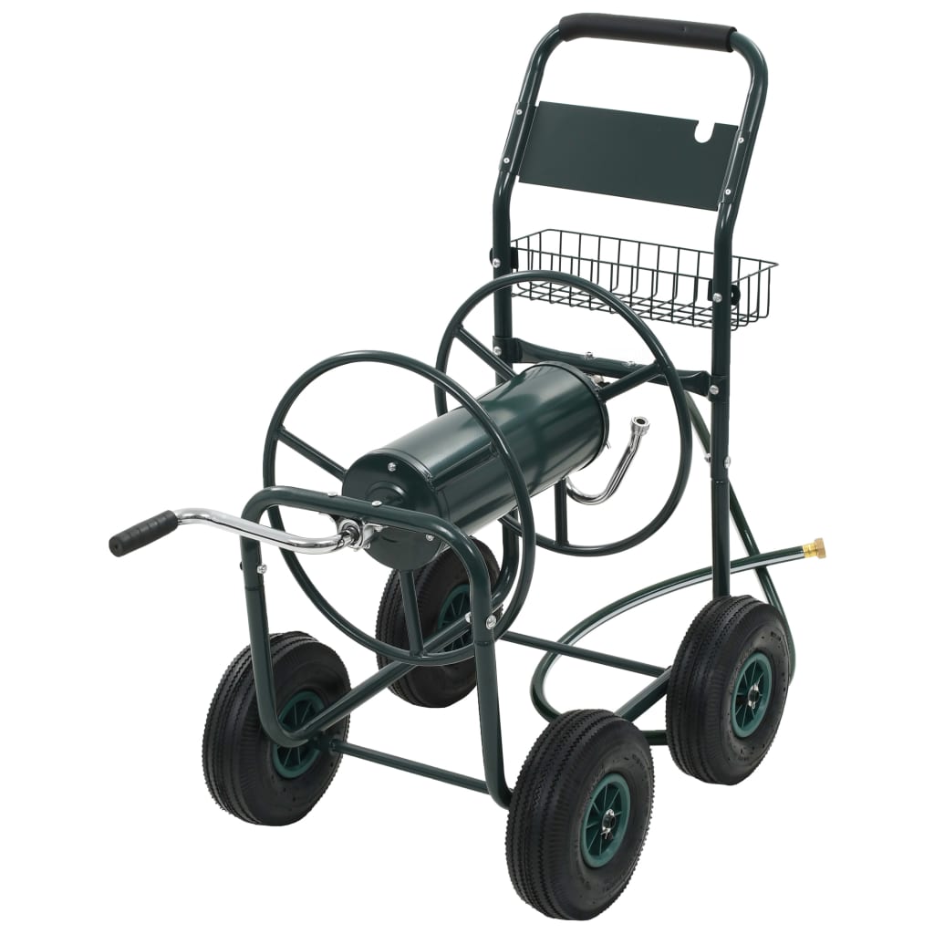 Gartenschlauchwagen Mit 1/2" Schlauchanschluss 75 M Stahl