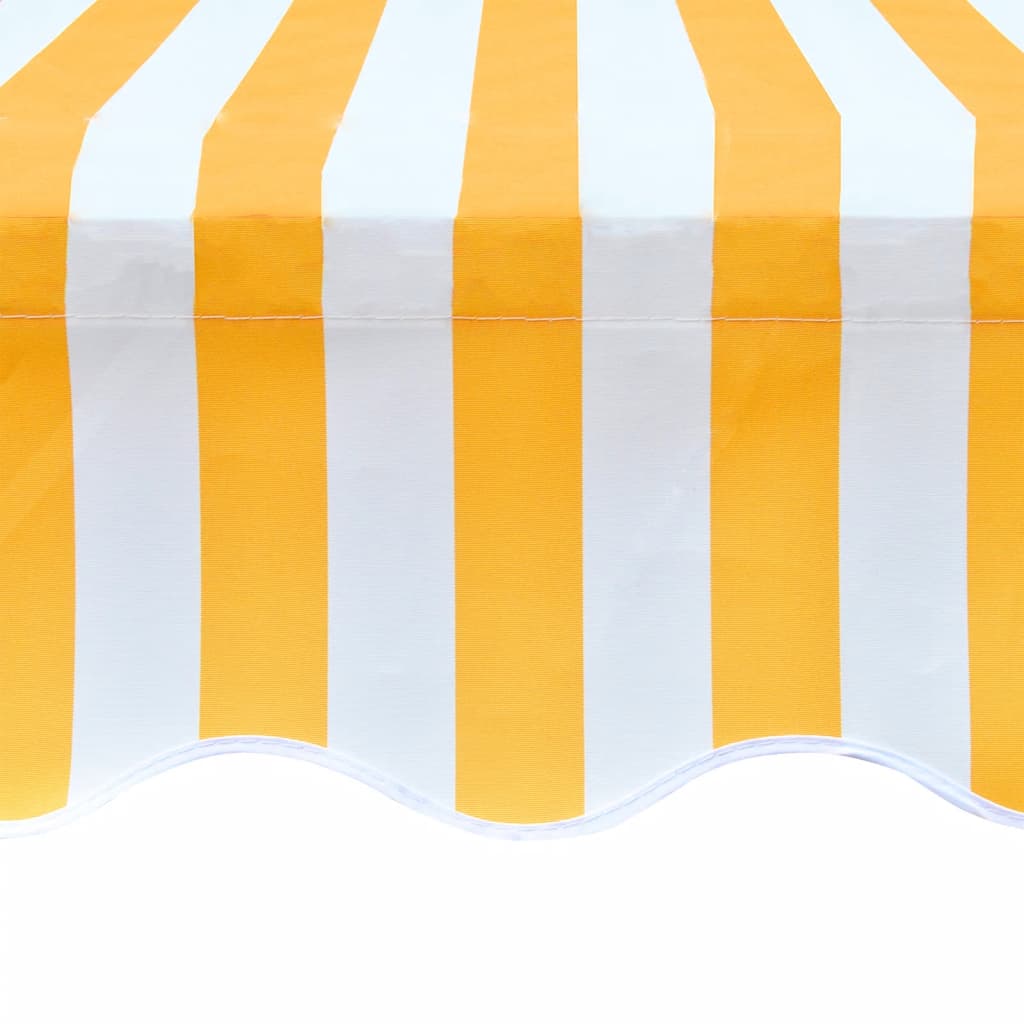 Markisenbespannung Canvas Orange & Weiß 4,5X3 M Orange Und Weiß