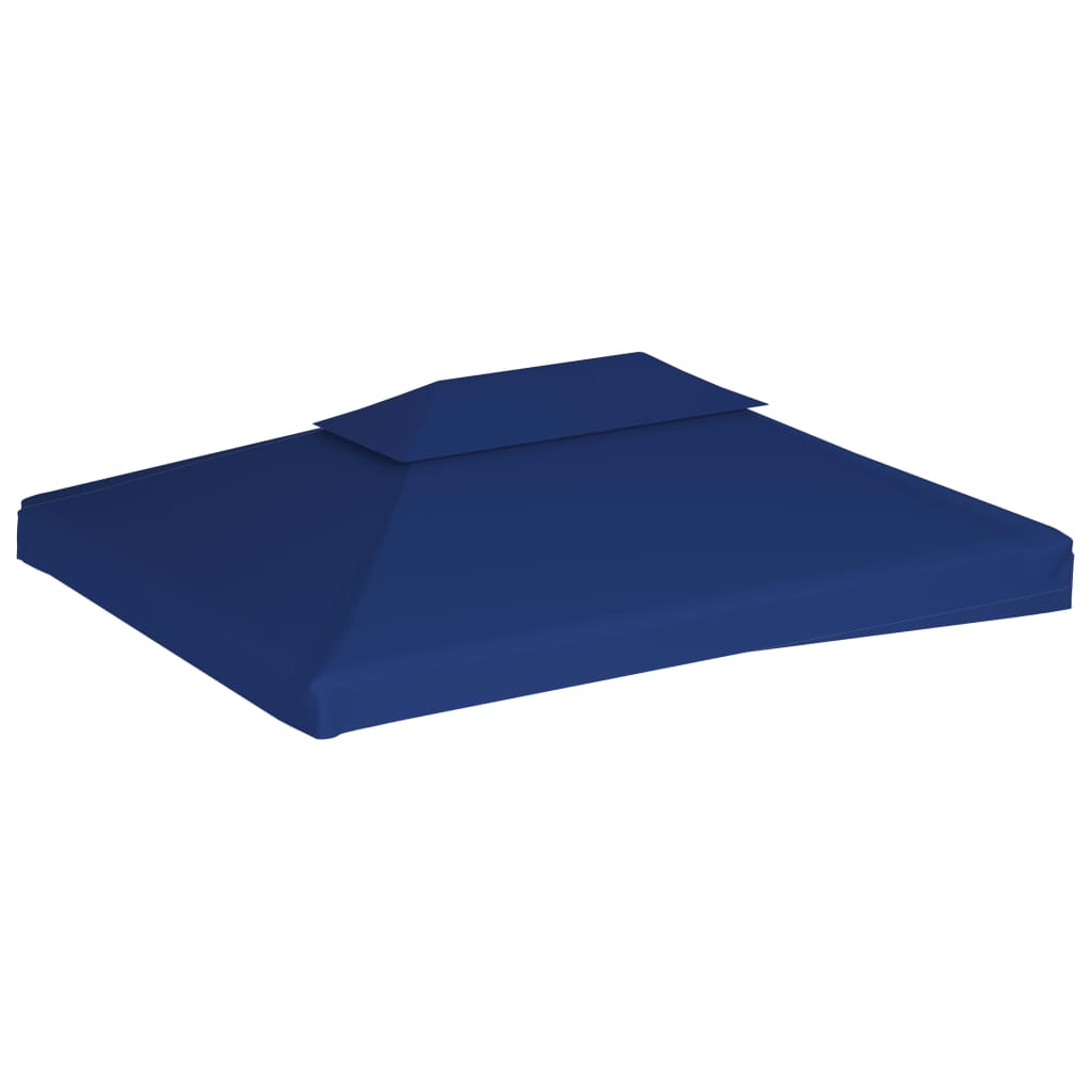 Pavillon-Dachplane Mit Kaminabzug 310 G/M² Blau