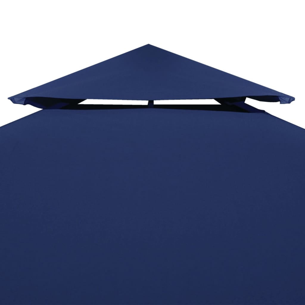 Pavillon-Dachplane Mit Kaminabzug 310 G/M² Blau