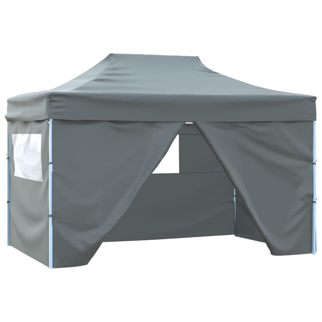 Faltzelt Pop-Up Mit 4 Seitenteilen 3X4,5 M