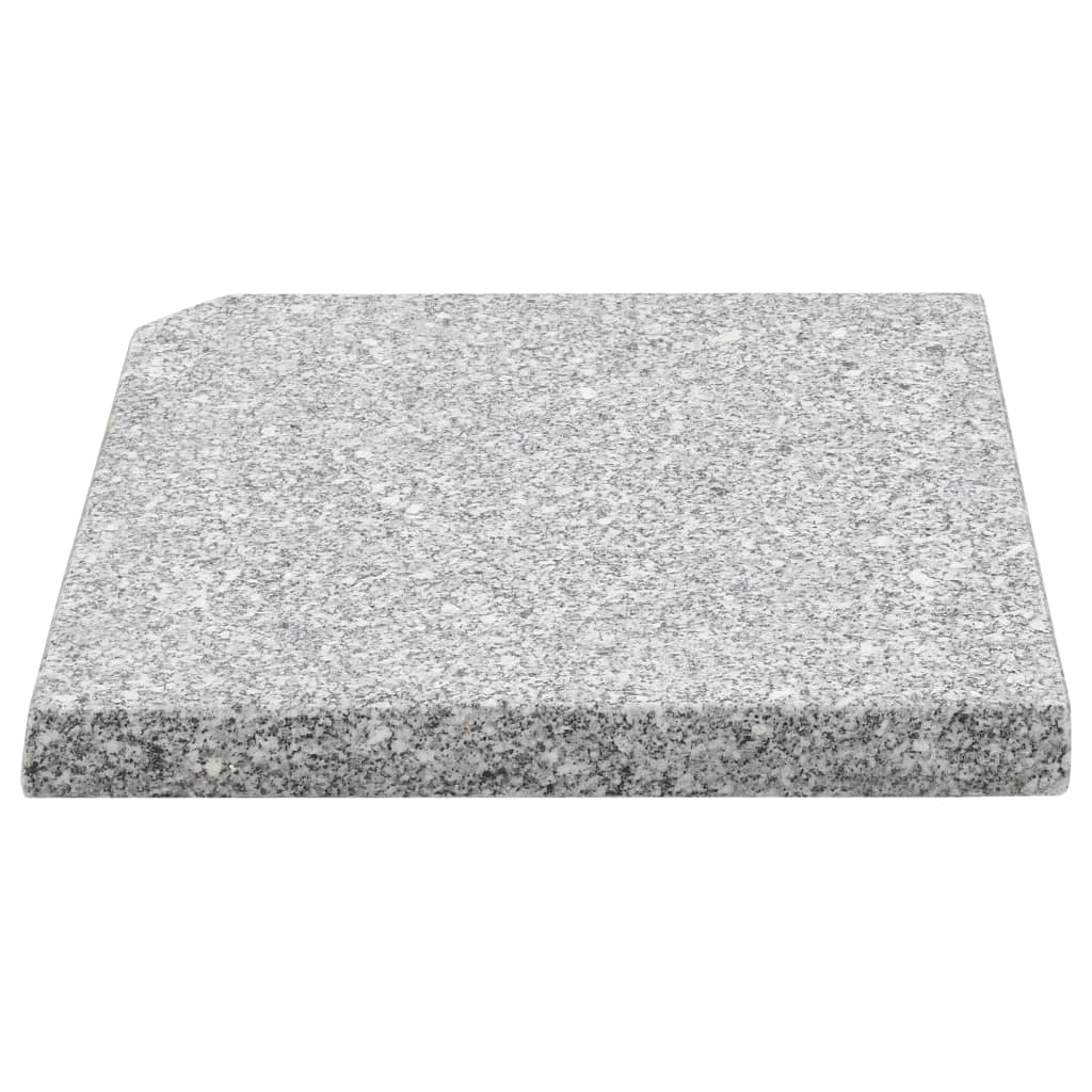 Sonnenschirm-Gewichtsplatte Granit 25 Kg Quadratisch