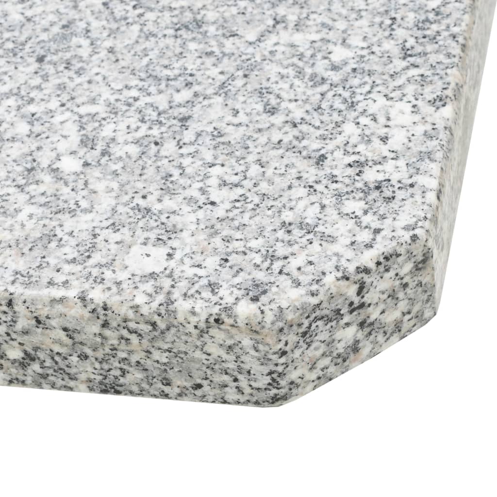 Sonnenschirm-Gewichtsplatte Granit 25 Kg Quadratisch