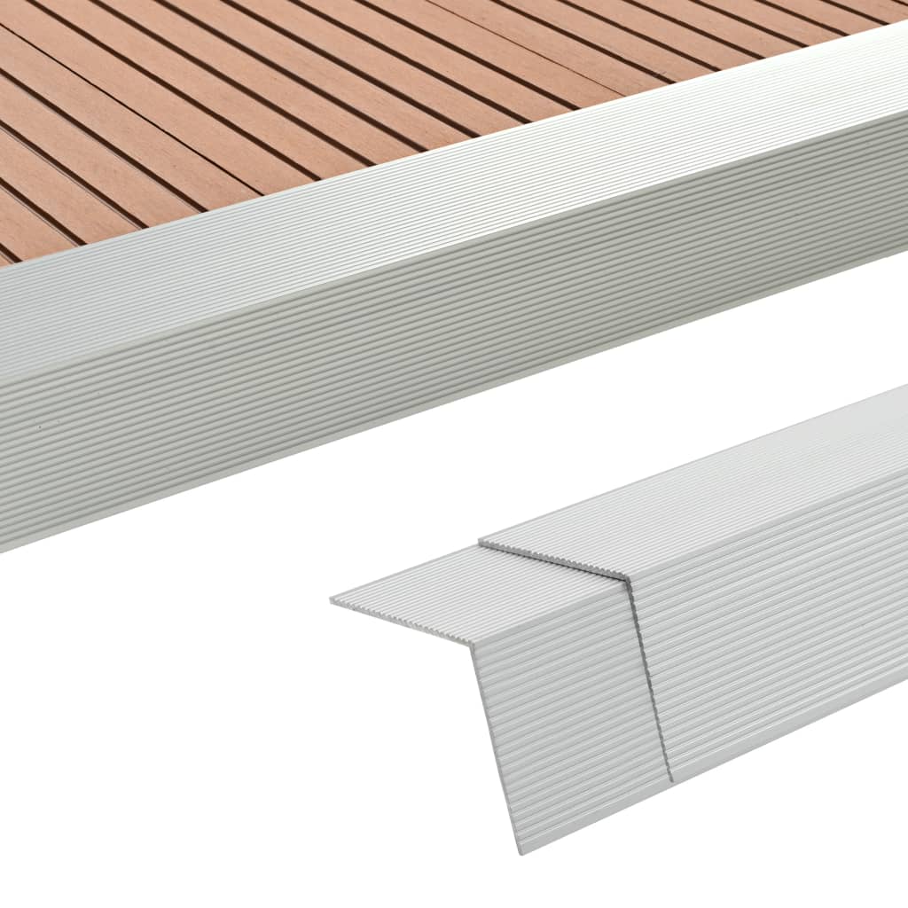 5 Stk. Verkleidungswinkel Verkleidungen Aluminium 170 Cm