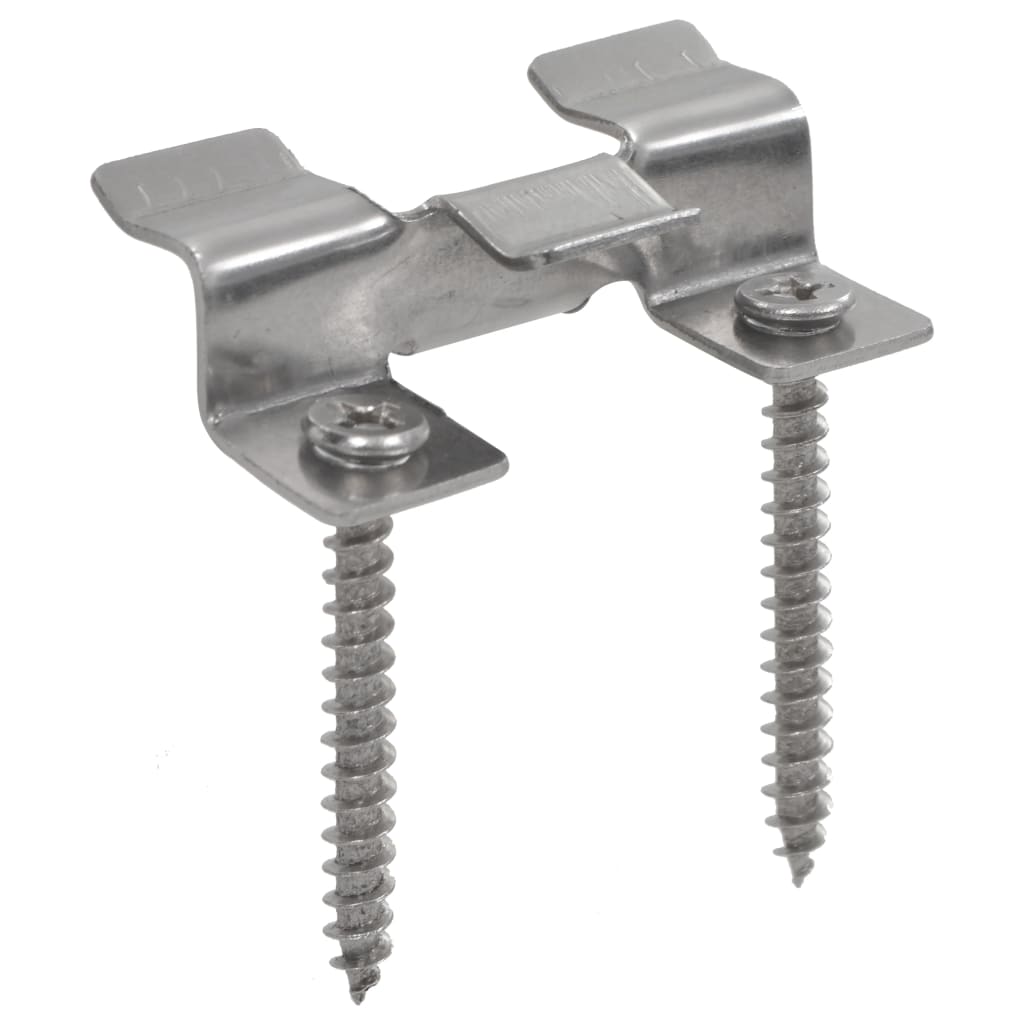100 Stk. Deckclips Mit 200 Schrauben Edelstahl