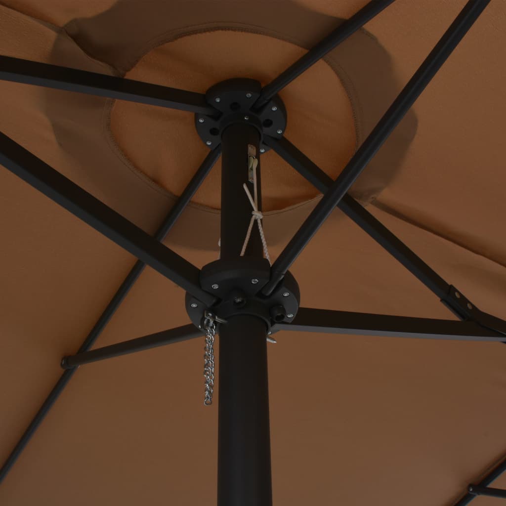 Sonnenschirm Mit Aluminium-Mast 460X270 Cm