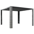 Pavillon Mit Dach Poly Rattan
