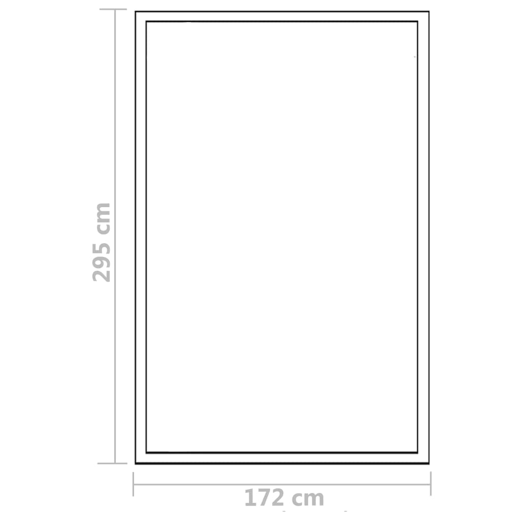 Gewächshaus Aluminium 11,19 M³