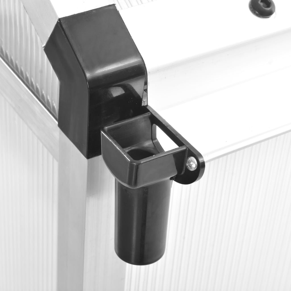 Gewächshaus Aluminium 11,19 M³