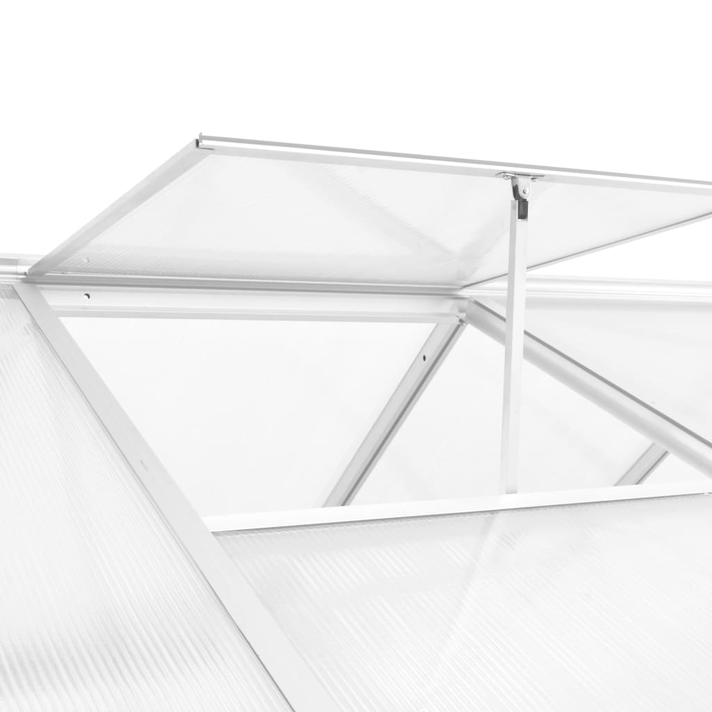 Gewächshaus Aluminium 11,19 M³