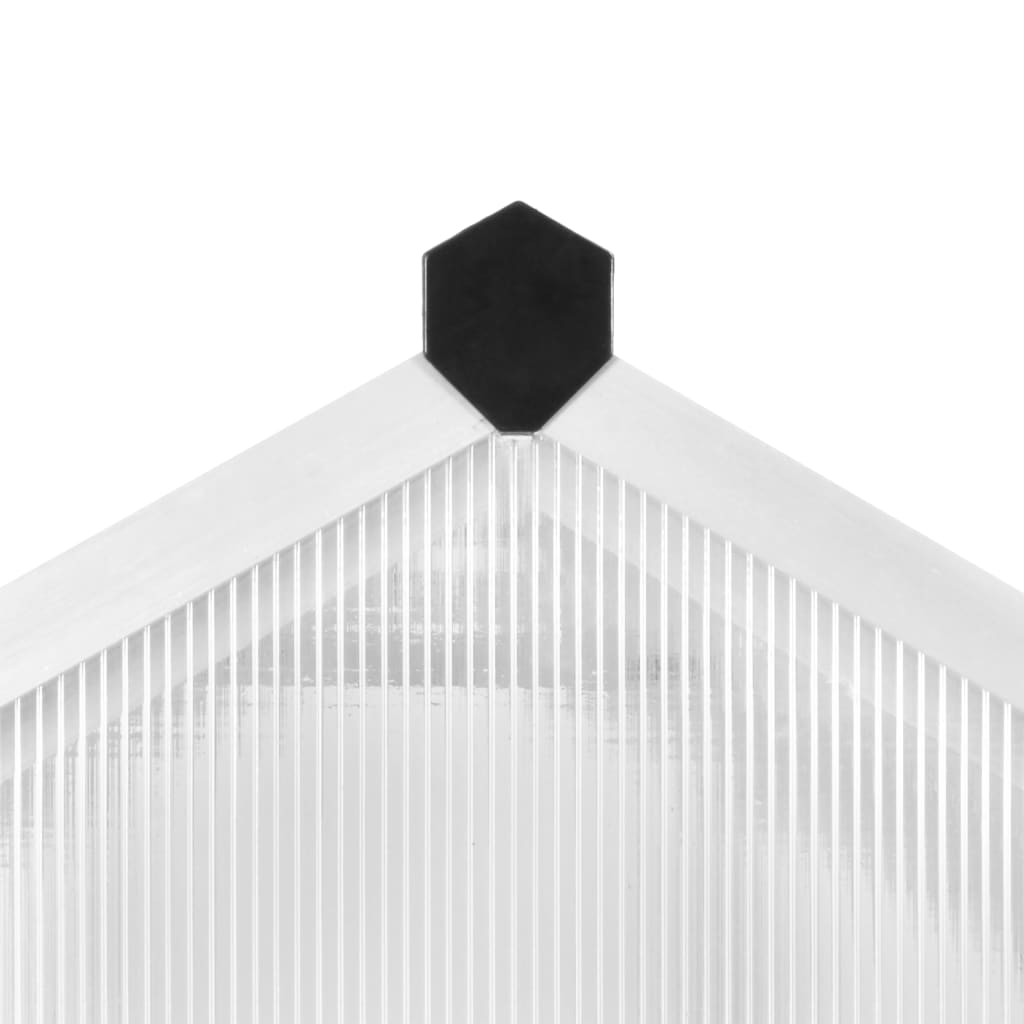 Gewächshaus Aluminium 11,19 M³