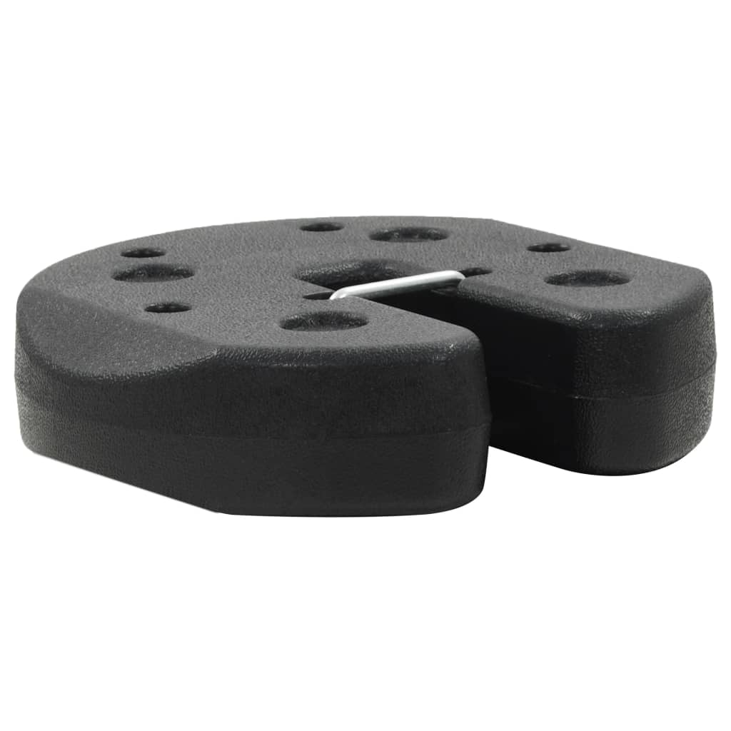 Pavillon-Gewichte 4 Stk. Schwarz 220X50 Mm Beton