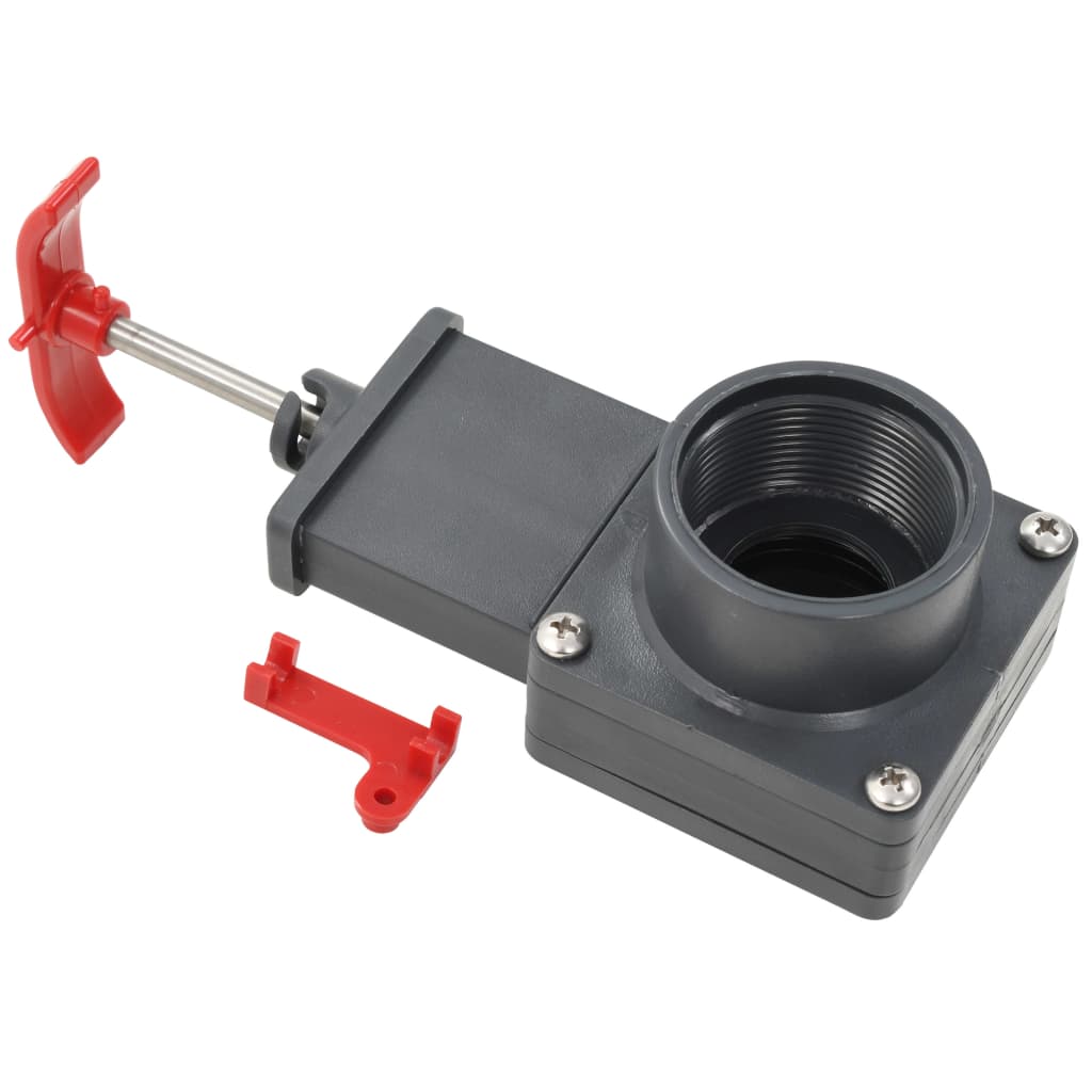 Pool Absperrschieber 2-Tlg. 1,5"