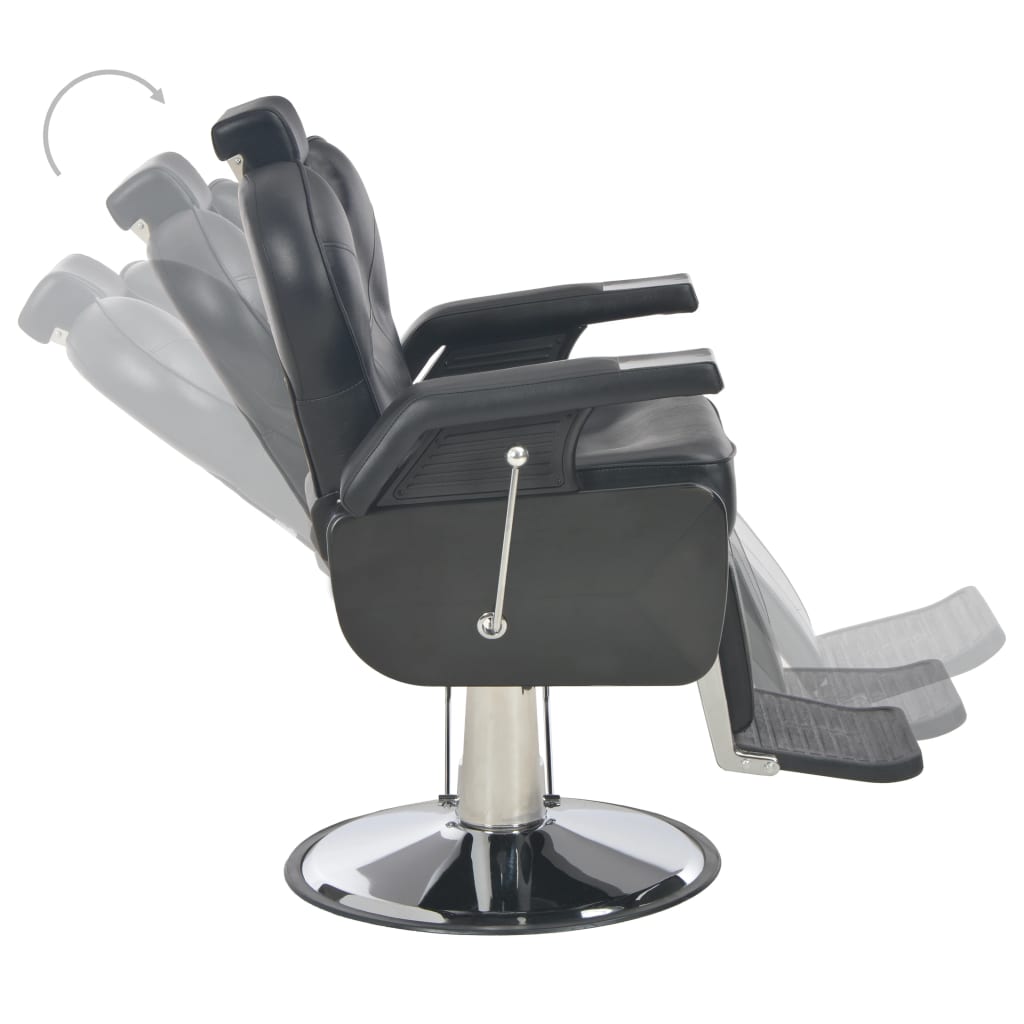 Friseurstuhl Schwarz 72×68×98 Cm Kunstleder