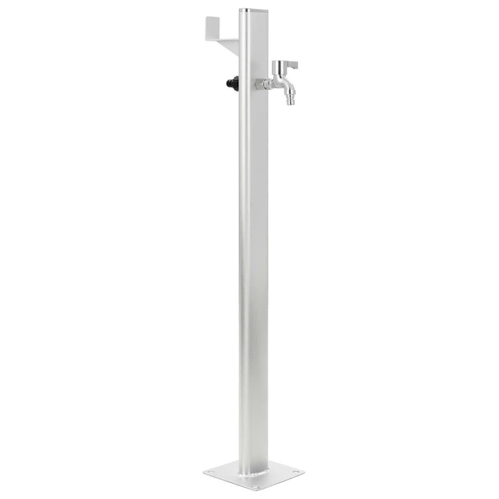 Garten-Wassersäule Aluminium 95 Cm Braun